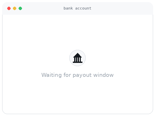 Payout notification